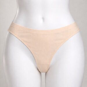 Lauren Ralph Lauren Nude Logo Thong Panties Women’s XXL Seamless New With Tags